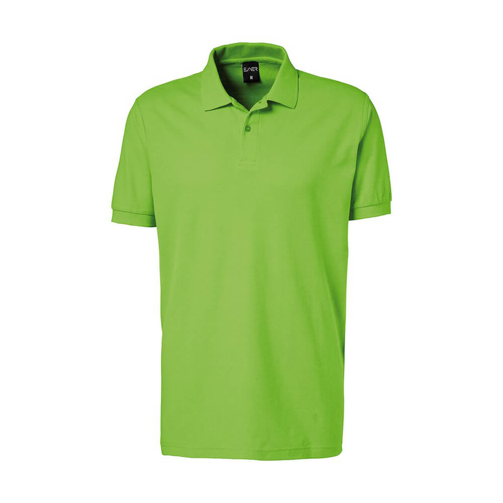  Herren-Poloshirt,Piqué-Material Zwei Ton-in-Ton KnöpfeKragen- und Ärmelbündchen