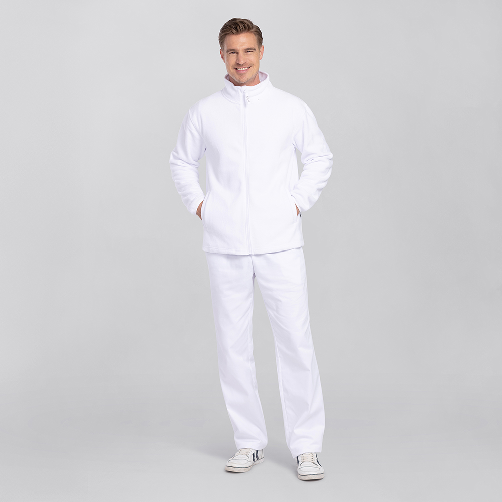 Herrenfleecejacke,mit durchgehenden Reissverschluss und 2 Seitentaschen