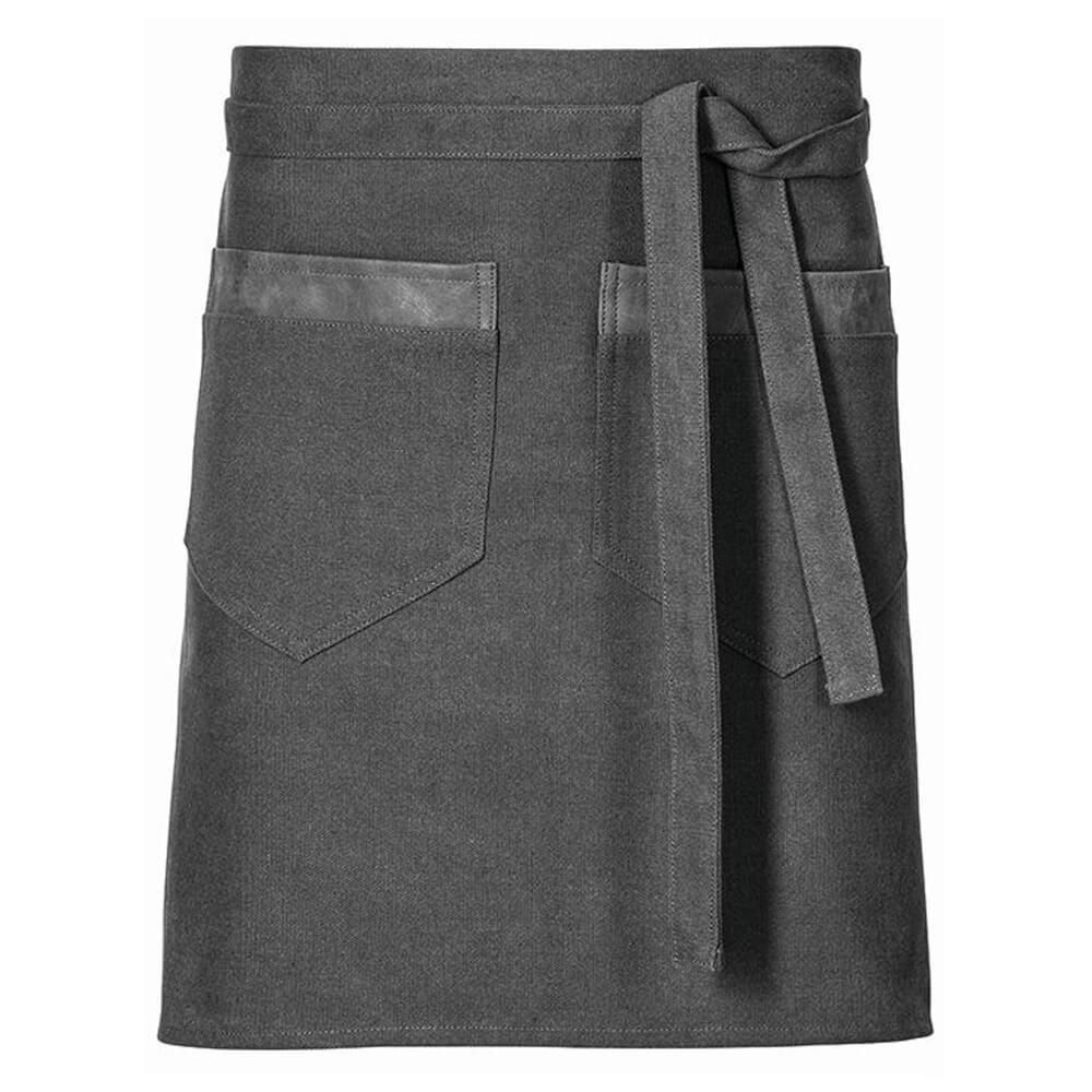 Element 2 of 2 (image) – half apron Canvas, with pockets and loopn, B80 x L45cm, col. graphite