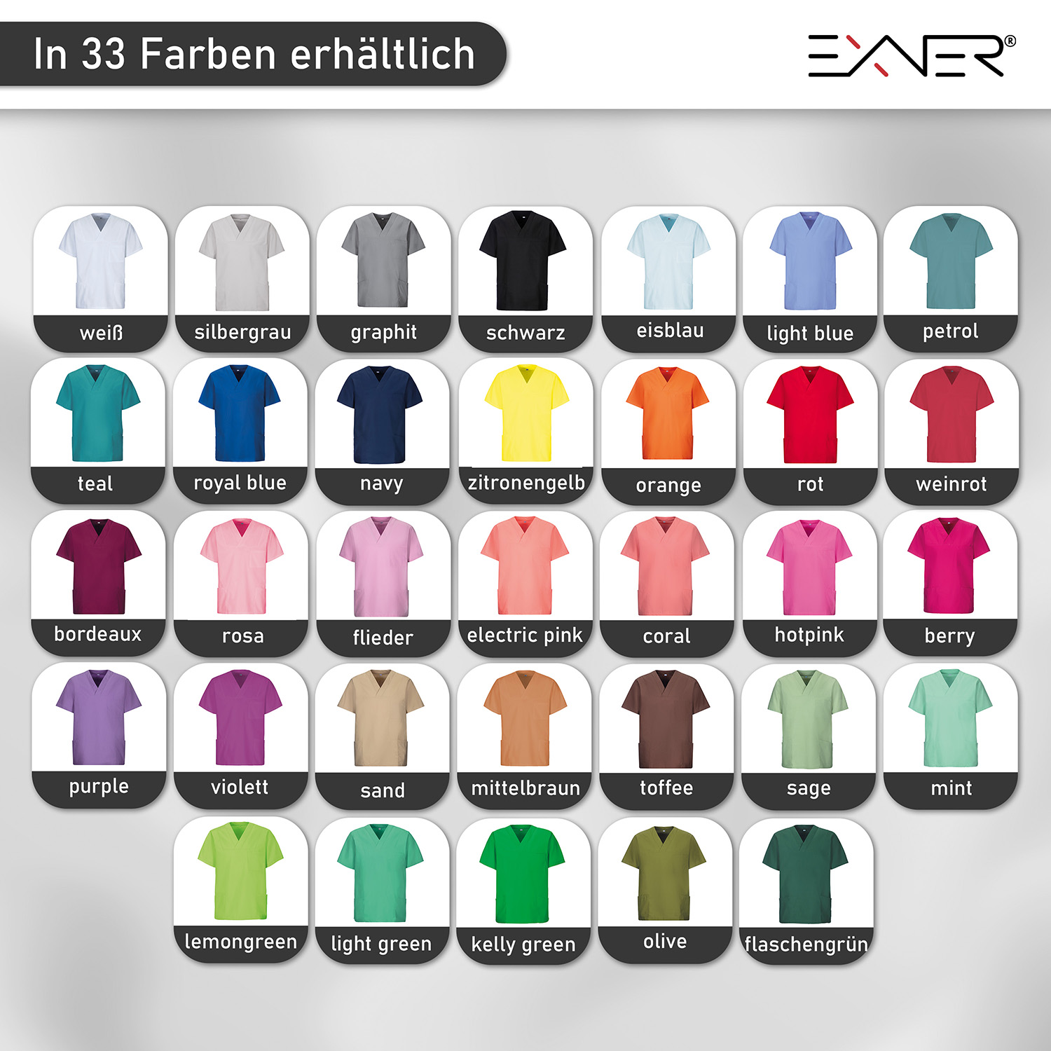Schlupfkasack, unisex, weiß, 5XL