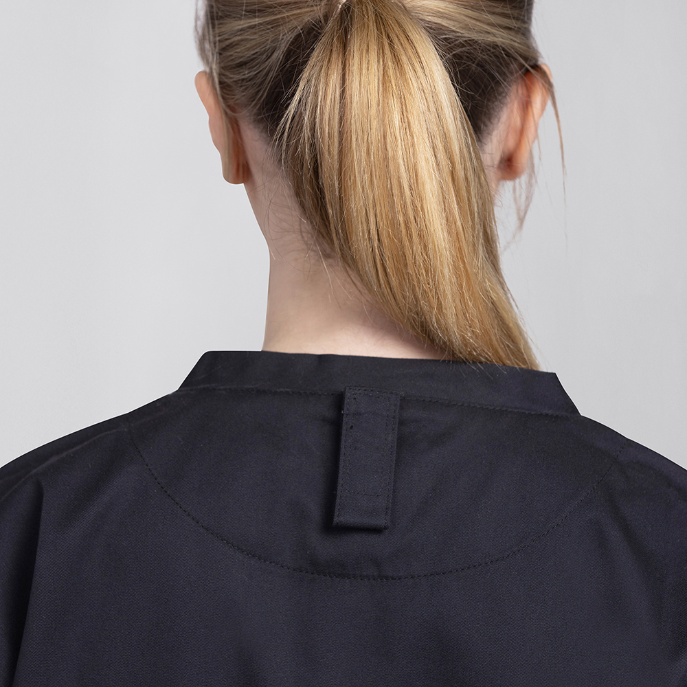 Unisex Kochshirt schwarz