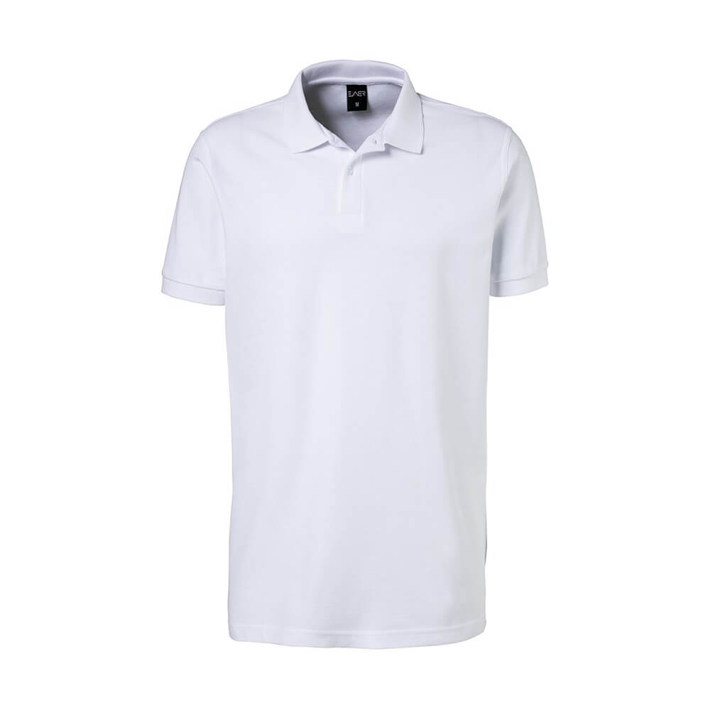  Herren-Poloshirt,Piqué-Material Zwei Ton-in-Ton KnöpfeKragen- und Ärmelbündchen
