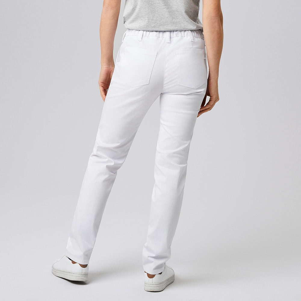 Klassische Damenhose im Five-Pocket-Style. Vielseitig einsetzbar,Gummizugbund,Lässiger Tragekomfor