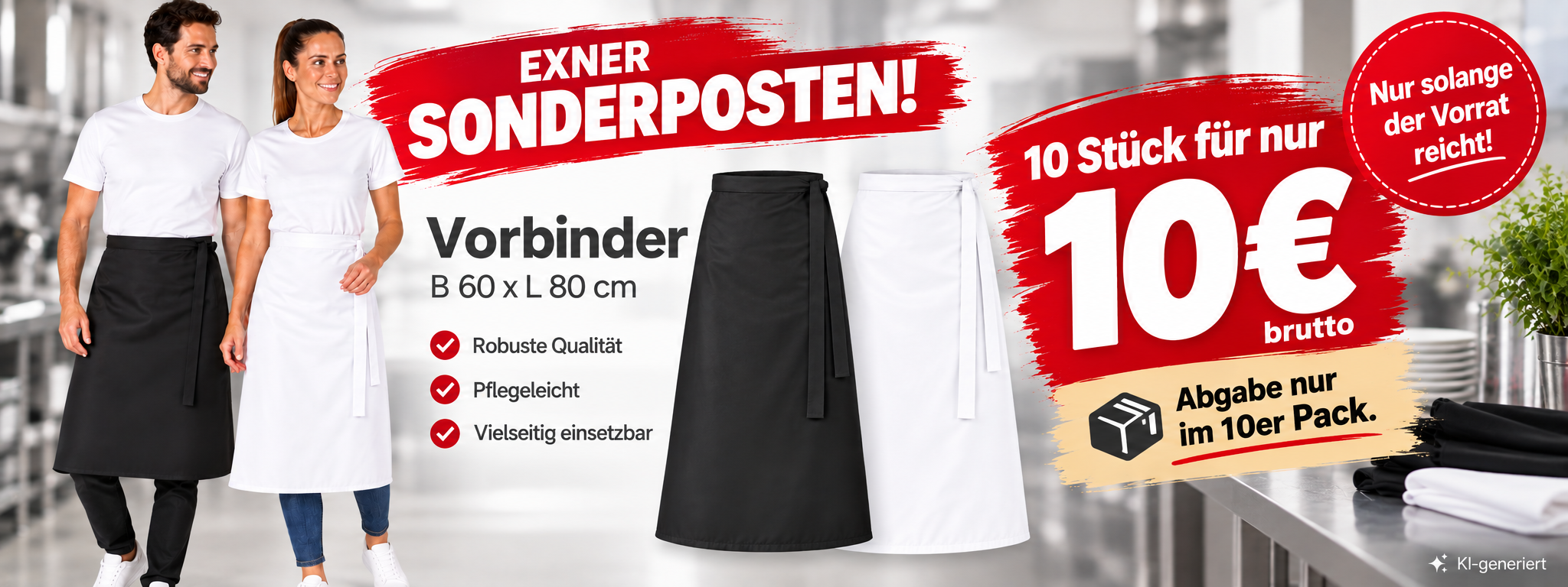 Sonderposten Vorbinder 10 Stück für 10 Euro
