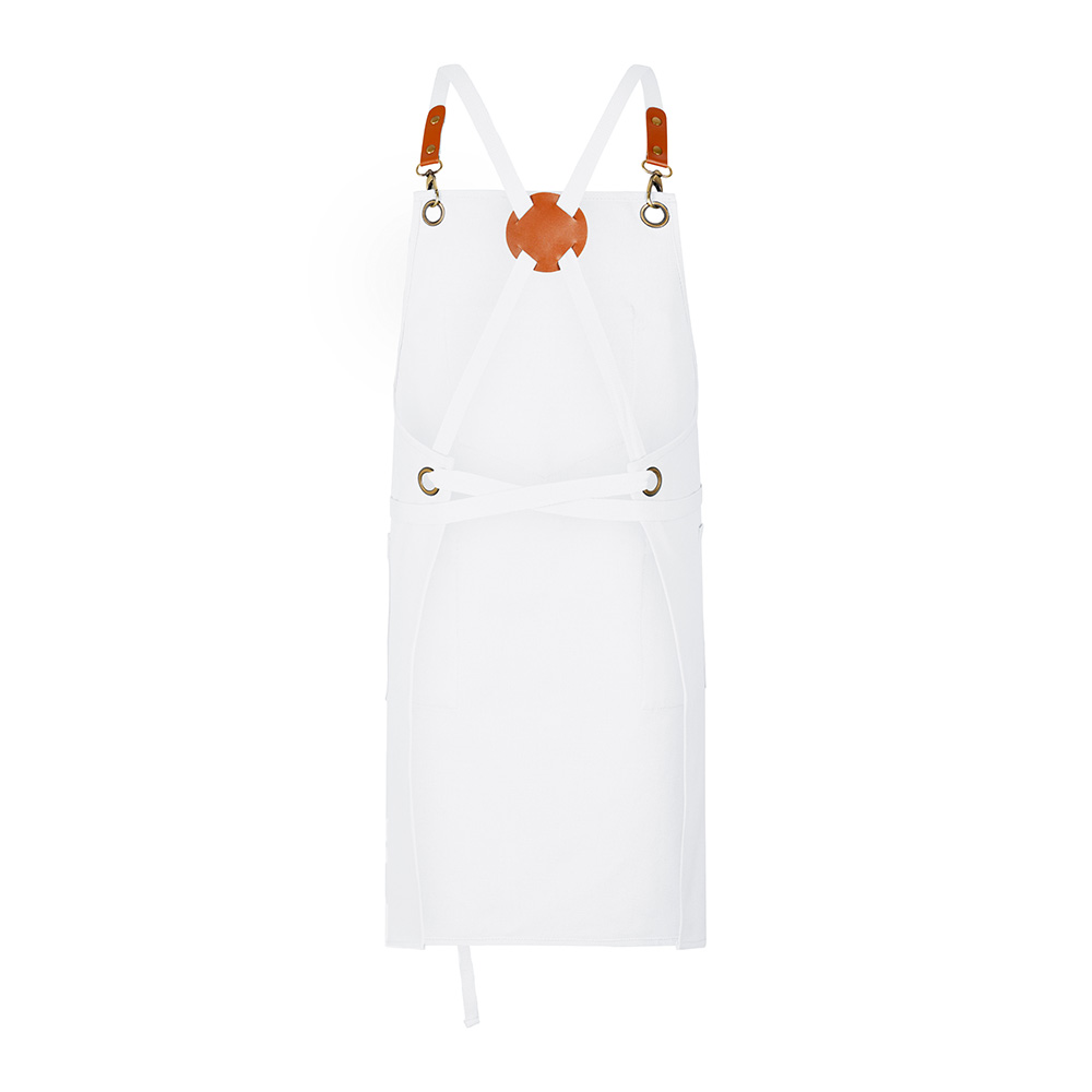 Element 2 of 7 (image) – Bib apron canvas, 70 cm x 80 cm, white