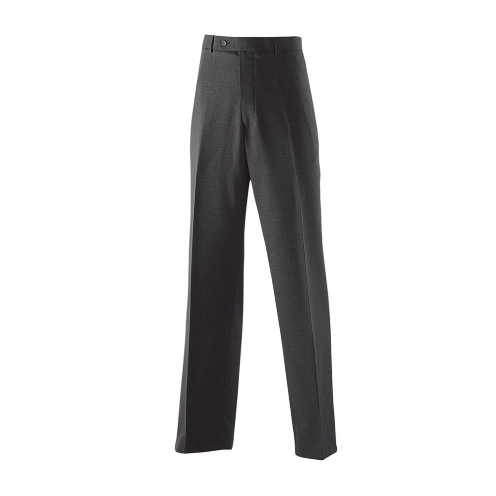 Herrenhose,Ohne Bundfalte 2 Seiten und 1 Gesässtasche,Vorderhosenfutter und Gürtelschlaufen.
