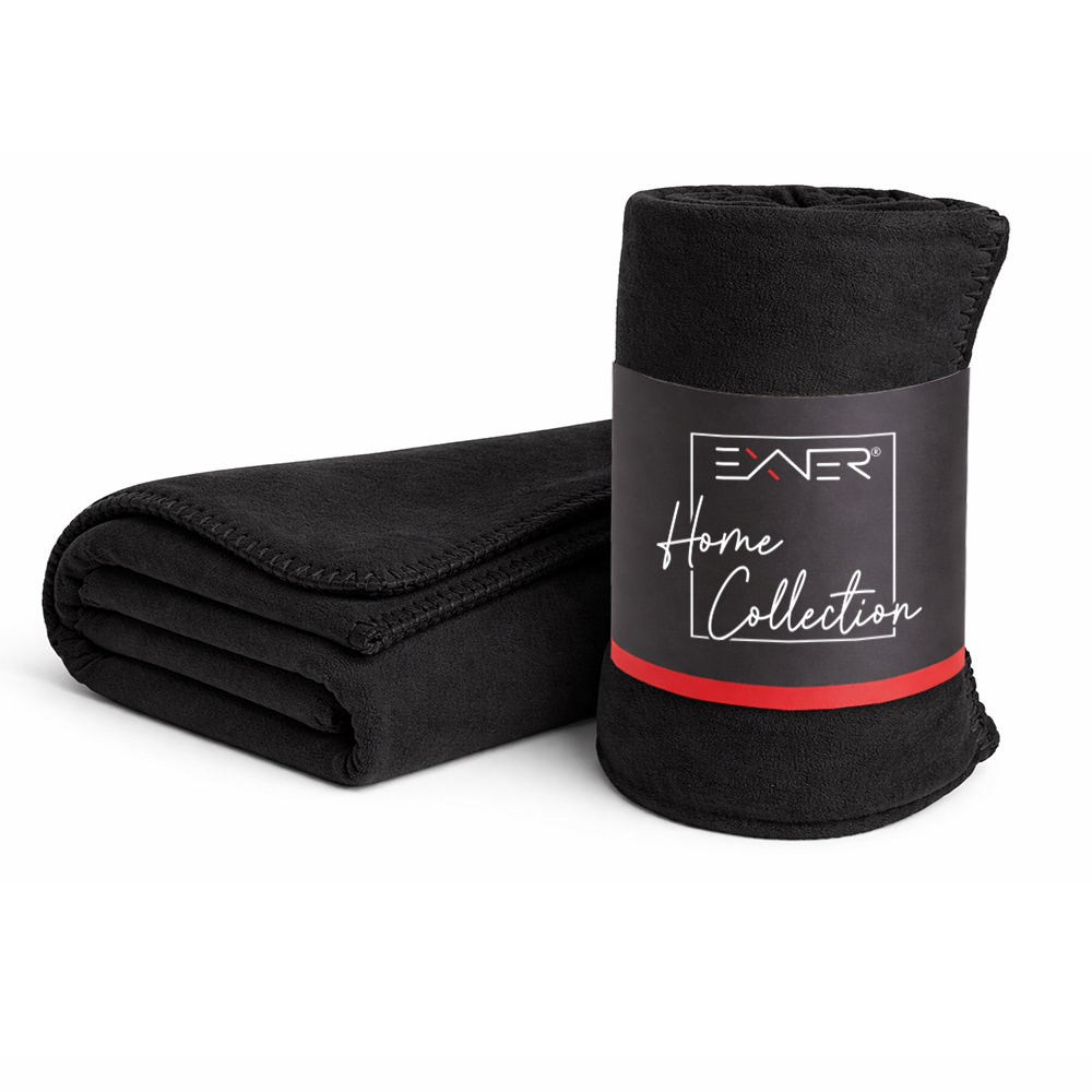 Polar Fleece col. black 130x160cm