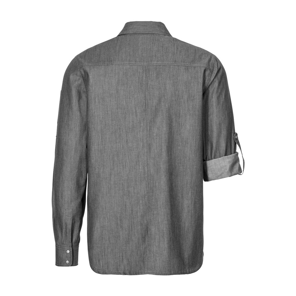 Element 2 of 2 (image) – denim style shirt, col. black, Size 2XL