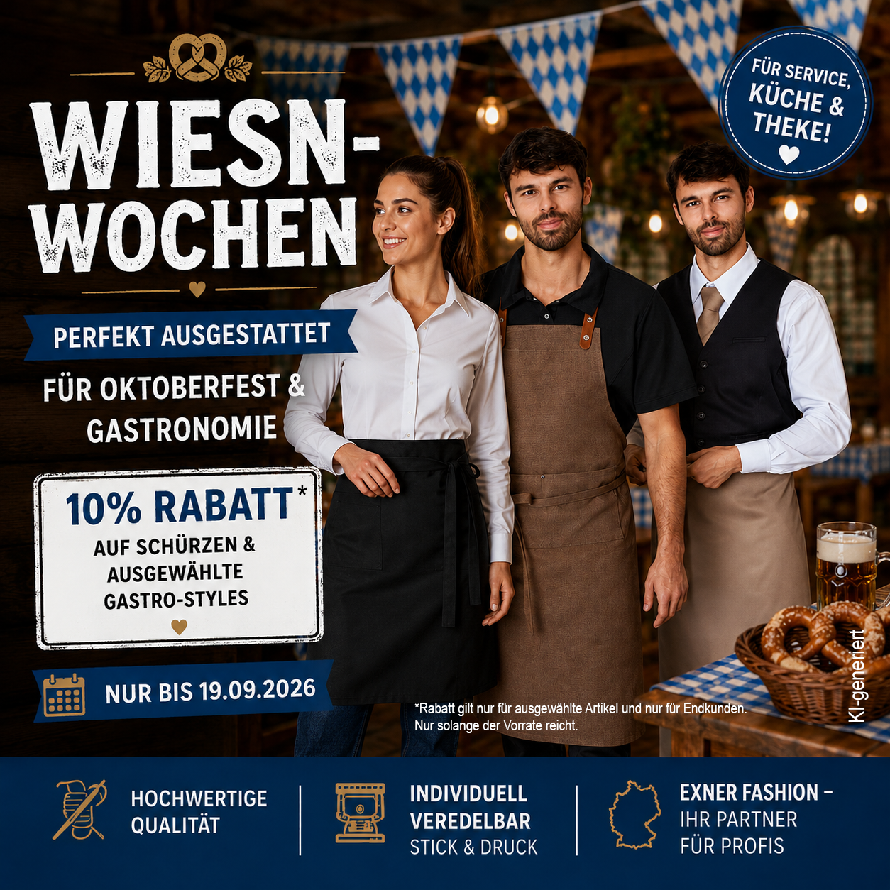 Wiesn-Wochen bei exner. 10% auf ausgewählte Artikel