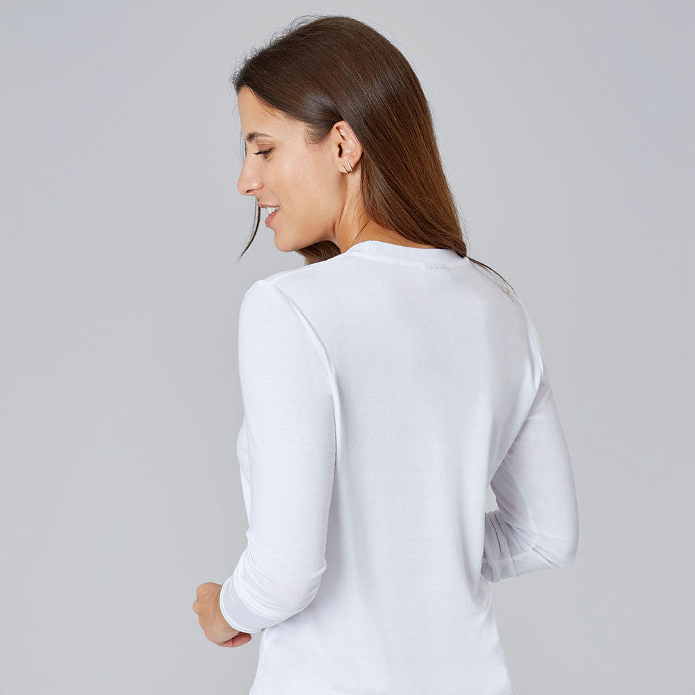 Rückansicht,schnelltrocknend,Temperaturregulierend,Atmungsaktiv,langarm-funktionsshirt.