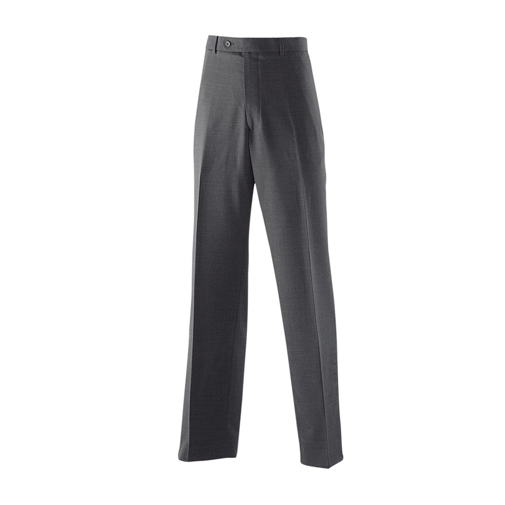 Herrenhose,Ohne Bundfalte 2 Seiten und 1 Gesässtasche,Vorderhosenfutter und Gürtelschlaufen.